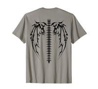 Cyber Wings Costume Robotic Celtic Tattoo Style Art on Back T-Shirt