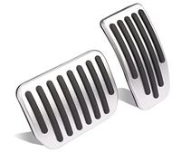 CYBERBEANS Pédalier Couvre Pédales Gaz et Frein pour Tesla Model 3 (2017-2026) & Model Y (2020-2026) - Aluminium Antidérapant Compatible avec Model 3 Highland & Nouveau Model Y Juniper