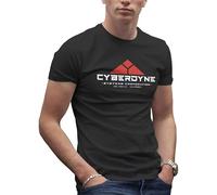 Cyberdyne Systems - Retro Sci-FI Logo Tee for Tech Lovers, Gamers & Terminator Fans T-Shirt Noir pour Homme Size XL