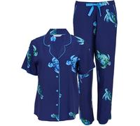 Cyberjammies Cyberjammies Blue Big Turtle Print Short Sleve Pyjamas Set