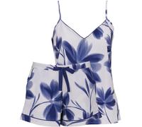 Cyberjammies Cyberjammies Blue Floral Print Navy Cami And Shorts