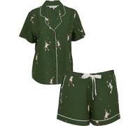 Cyberjammies Cyberjammies Green Tennis Print S/Slv Shorty Set