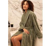 Cyberjammies Robe de chambre rayée en peau de phoque molletonnée Cyberjammies Vert Petit
