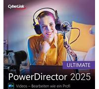 Cyberlink PowerDirector 2025 Ultimate / Licence permanente / 1PC / Licence par e-mail
