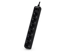 CyberPower B0620SC0-DE protection surtension Noir 6 sortie(s) CA 200 - 250 V 1,8 m
