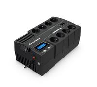 CyberPower BR1000ELCD-FR Onduleur Line Interactive 1kVA/600W, 8 Prises Type E, AVR, USB, RJ45/RJ11, LCD, Autonomie 1-6 min, Batterie VRLA