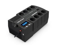 CyberPower BR1200ELCD alimentation d'énergie non interruptible Interactivité de ligne 1,2 kVA 720 W 8 sortie(s) CA