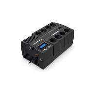 CyberPower BR700ELCD Onduleur Line-Interactive 0.7kVA/420W, 8 Prises Type F, USB Type-A, Protection Surtension, Batterie VRLA 230V, Tension 165-290V