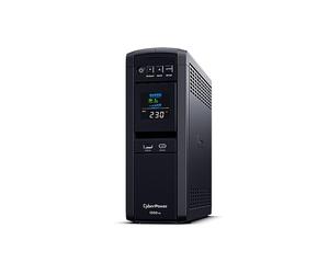 CyberPower CP1350EPFCLCD : UPS Interactif 1.35kVA/780W, 6 Prises, AVR, Port USB, RJ45, Sinusoïde Pur, Batterie 12V 8.5Ah, Tower, LCD
