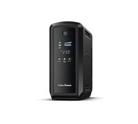 CyberPower CP550EPFCLCD Onduleur Line-Interactive 550VA/350W, 6 Prises, USB Type-B, RJ-45, Batterie 12V 7Ah, Ecran LCD, Mini Tower Noir
