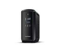 CyberPower CP900EPFCLCD Onduleur 0.9kVA/540W Veille, 6 Prises CA, USB, RJ45/11, Autonomie 1min à pleine charge, Tour, Noir