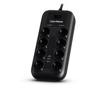 CyberPower P0820SUF0-DE protection surtension Noir 8 sortie(s) CA 200 - 250 V 1,8 m