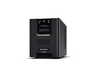 CyberPower PR1000ELCD Onduleur Line-Interactive 1kVA/900W, 8 Prises C13, AVR, USB, Série, LCD, Batterie VRLA (4min@Pleine Charge, 16min@Demi Charge)