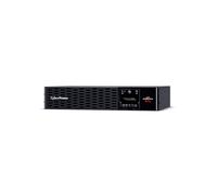 CyberPower PR2000ERT2U UPS Interactif Ligne 2kVA/2000W, 10 Prises C13, Entrée C14, AVR, Port USB, RJ45, Format Rack/Tour 2U, Batterie VRLA