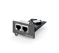 CyberPower RMCARD205 : Carte de gestion réseau Fast Ethernet 10/100 RJ-45, protocoles IPv4/v6, SNMPv1/v3, HTTP/HTTPs, TCP/IP, UDP, DHCP, NTP, DNS, SMTP, SSH, SSL, TLS, Telnet, FTP, Syslog. CE, FCC, Ro
