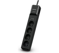 Cyberpower tracer iii p0420sud0-fr parasurtenseur 4 prise(s) AC 200 - 250 v 1,8 m noir