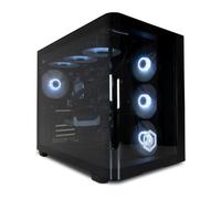CyberpowerPC Luxe Gaming PC - AMD Ryzen 7 9800X3D, Nvidia RTX 5060 Ti, 32GB RAM, 1TB NVMe SSD, 650W PSU, Windows 11, Liquid Cooling, Ark Curve Black