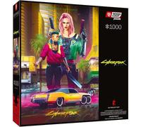 Cyberpunk 2077 Puzzle Style Kitsch, 1000 Pièces, Jeu de Puzzle Officiel, Dimensions 68 x 48 cm