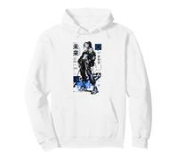 Cyberpunk Anime Girl Kanji Sci FI Sweat à Capuche