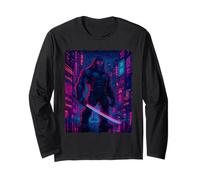 Cyberpunk Bigfoot - Cryptids Yeti Sasquatch Manche Longue