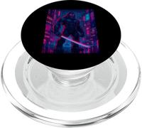 Cyberpunk Bigfoot - Cryptids Yeti Sasquatch PopSockets PopGrip pour MagSafe