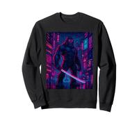 Cyberpunk Bigfoot - Cryptids Yeti Sasquatch Sweatshirt