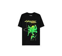 Cyberpunk Edgerunners - David and Lucy Homme T-Shirt Manches Courtes Noir S