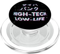 Cyberpunk en Japonais Hi-Tech Low Life avec Effet Glitch PopSockets PopGrip pour MagSafe