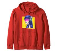 Cyberpunk Girl Futuriste Casque Tech Anime Style Sweat à Capuche