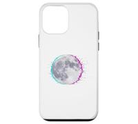 Cyberpunk Glitch Moon - Retro Vaporwave Full, Moon Art Coque pour iPhone 12 Mini