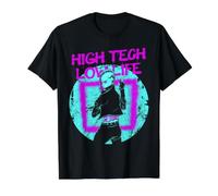 Cyberpunk High Tech Low Life Japanese Esthétique Futuriste T-Shirt Graphique avec Valeur