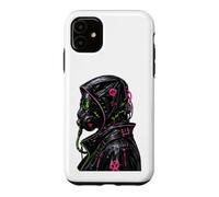Cyberpunk Masque à gaz Biohazard Goth Punk Y2K Cadeaux Coque pour iPhone 11