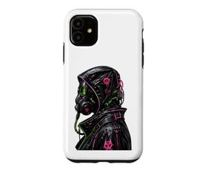 Cyberpunk Masque à gaz Biohazard Goth Punk Y2K Cadeaux Coque pour iPhone 11