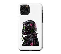 Cyberpunk Masque à gaz Biohazard Goth Punk Y2K Cadeaux Coque pour iPhone 11 Pro