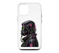 Cyberpunk Masque à gaz Biohazard Goth Punk Y2K Cadeaux Coque pour iPhone 12/12 Pro