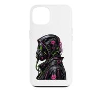 Cyberpunk Masque à gaz Biohazard Goth Punk Y2K Cadeaux Coque pour iPhone 13