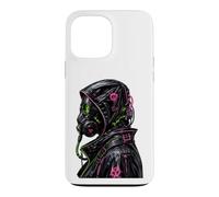 Cyberpunk Masque à gaz Biohazard Goth Punk Y2K Cadeaux Coque pour iPhone 13 Pro Max