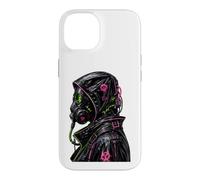 Cyberpunk Masque à gaz Biohazard Goth Punk Y2K Cadeaux Coque pour iPhone 14