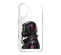 Cyberpunk Masque à gaz Biohazard Goth Punk Y2K Cadeaux Coque pour iPhone 17