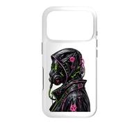 Cyberpunk Masque à gaz Biohazard Goth Punk Y2K Cadeaux Coque pour iPhone 17 Pro