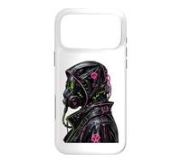 Cyberpunk Masque à gaz Biohazard Goth Punk Y2K Cadeaux Coque pour iPhone 17 Pro Max