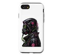 Cyberpunk Masque à gaz Biohazard Goth Punk Y2K Cadeaux Coque pour iPhone SE (2020) / 7/8