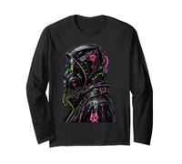 Cyberpunk Masque à gaz Biohazard Goth Punk Y2K Cadeaux Manche Longue