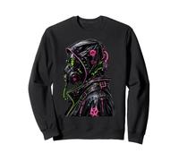 Cyberpunk Masque à gaz Biohazard Goth Punk Y2K Cadeaux Sweatshirt