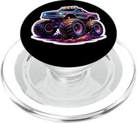 Cyberpunk Monster Truck Fan Amateur Cool Event Goer PopSockets PopGrip pour MagSafe
