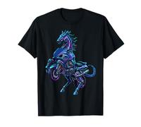 Cyberpunk Motor Horse Mechatron Rider Steampunk Transformateur T-Shirt