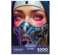 Cyberpunk Puzzles 1000 Piezas Para Adultos, Juego Desafiante, Antiestrés, Fomenta Colaboración Para Adultos/niños ≥12 Años 38x26cm/1000pcs