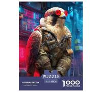 Cyberpunk Puzzles 1000 Piezas Para Adultos, Reto Familiar, Antiestrés, Ejercita Memoria Para Adultos/niños ≥12 Años 38x26cm/1000pcs