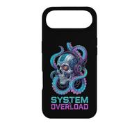 Cyberpunk Skull System Overload Octupus Techno Rave Art Coque pour iPhone Air