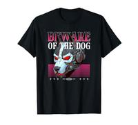 Cyberpunk Soldat Robot Chien T-Shirt Graphique avec Valeur